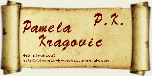 Pamela Kragović vizit kartica